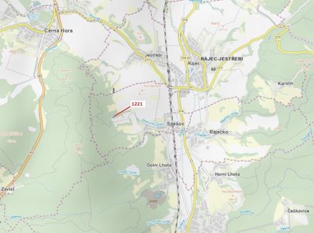 Prodej - pozemek, les, 1 590 m²