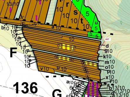 Prodej - pozemek, les, 1 989 m²