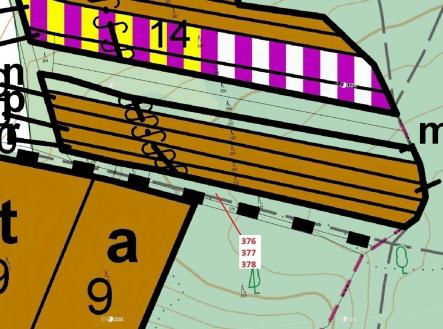 Prodej - pozemek, les, 1 703 m²
