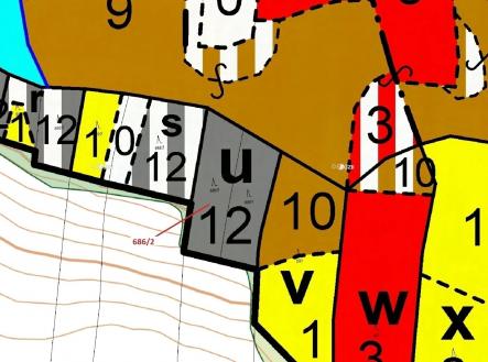 Prodej - pozemek, les, 1 381 m²