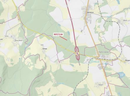 Prodej - pozemek, les, 295 m²