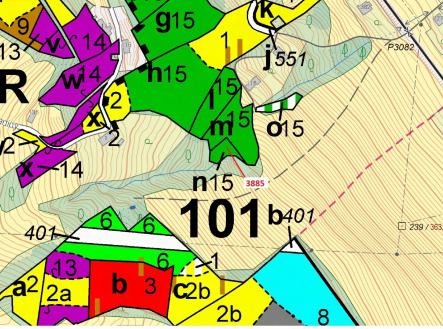 Prodej - pozemek, les, 561 m²