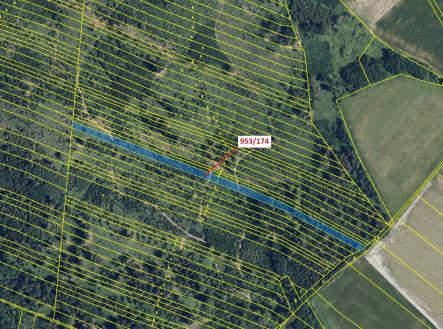 Prodej - pozemek, les, 6 275 m²