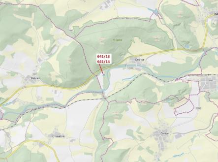 Prodej - pozemek, les, 1 958 m²