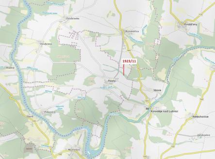 Prodej - pozemek, les, 323 m²