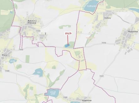 Prodej - pozemek, les, 9 307 m²