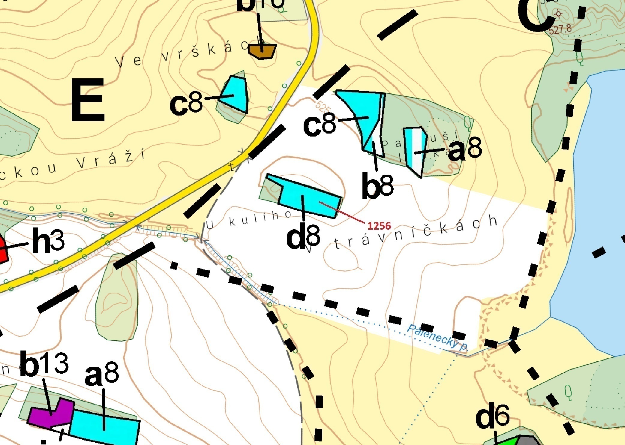 Lesní pozemek o výměře 1 284 m2, podíl 1/1, katastrální území Bezděkov u Kasejovic, obec Hradiště, o