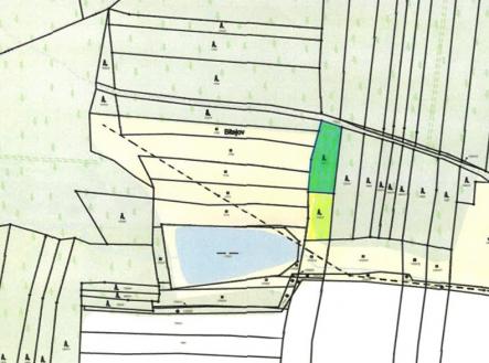 Prodej - pozemek, les, 1 726 m²