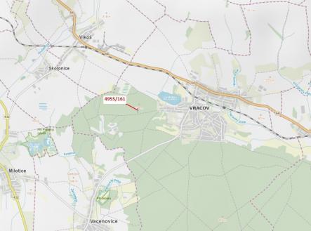 Prodej - pozemek, les, 1 702 m²