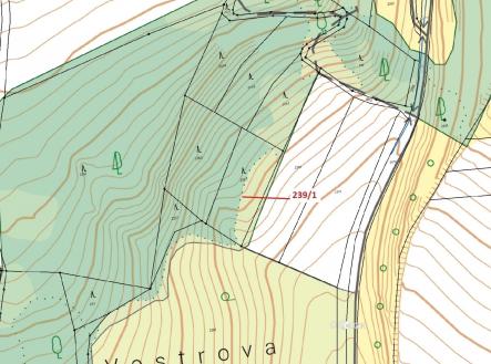 Prodej - pozemek, les, 1 872 m²