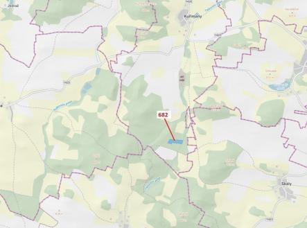 Prodej - pozemek, les, 11 584 m²