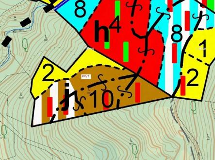 Prodej - pozemek, les, 7 364 m²