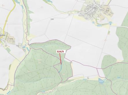 Prodej - pozemek, les, 1 978 m²