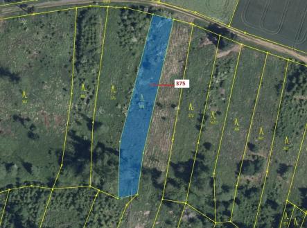 Prodej - pozemek, les, 1 497 m²