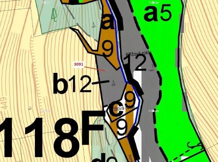Prodej - pozemek, les, 1 964 m²