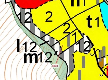 Prodej - pozemek, les, 1 110 m²