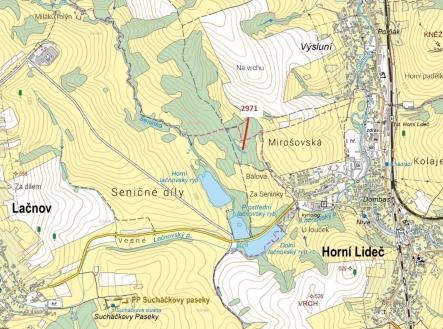 Prodej - pozemek, les, 1 723 m²