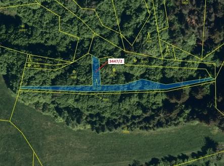 Prodej - pozemek, les, 550 m²