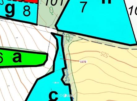 Prodej - pozemek, les, 875 m²