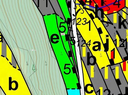 Prodej - pozemek, les, 849 m²