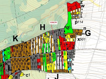 Prodej - pozemek, les, 1 735 m²