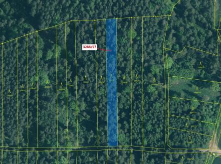 Prodej - pozemek, les, 1 729 m²