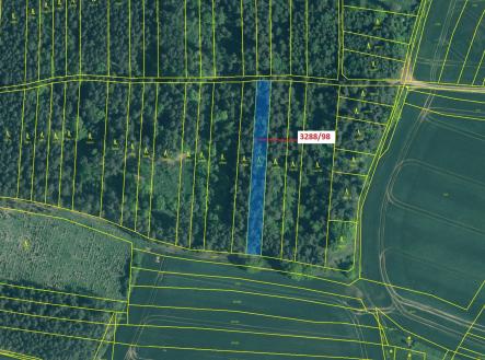 Prodej - pozemek, les, 1 685 m²