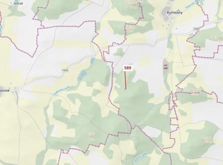 Prodej - pozemek, les, 713 m²