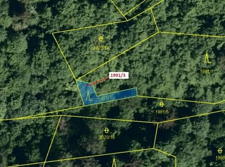 Prodej - pozemek, les, 115 m²