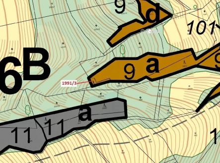 Prodej - pozemek, les, 115 m²