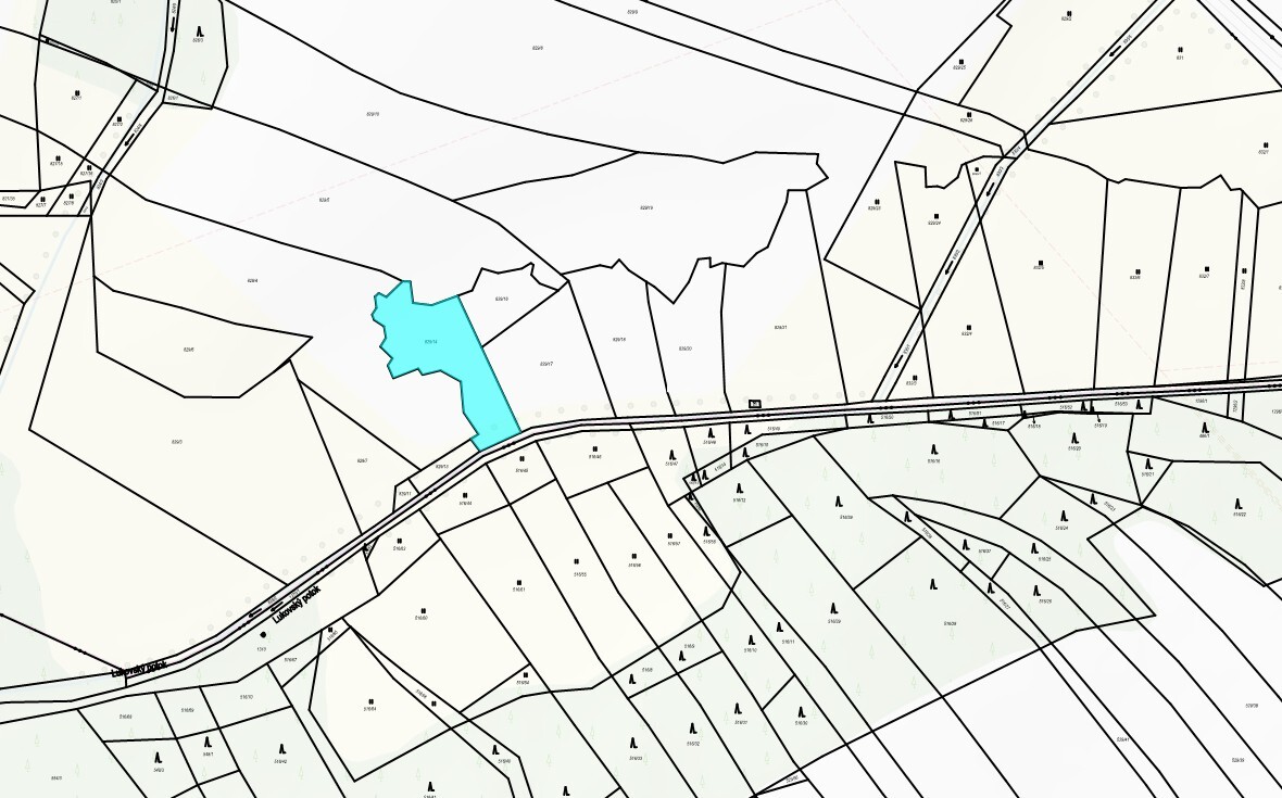 Pozemek o velikosti 2164m2, Fryšták, podíl 1/2