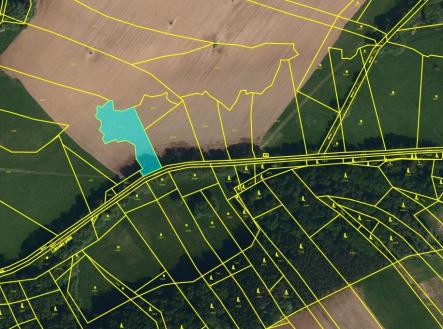 Prodej - pozemek, zemědělská půda, 2 164 m²