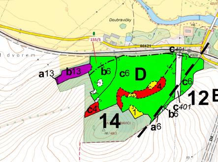 Prodej - pozemek, les, 11 172 m²