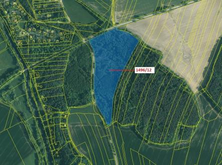 Prodej - pozemek, les, 52 265 m²