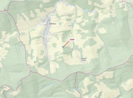 Prodej - pozemek, les, 2 428 m²