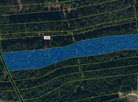 Prodej - pozemek, les, 5 755 m²