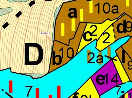 Prodej - pozemek, les, 2 225 m²