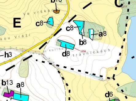 Prodej - pozemek, les, 1 284 m²