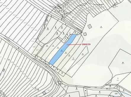 Prodej - pozemek, les, 1 130 m²