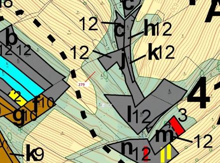 Prodej - pozemek, les, 1 413 m²