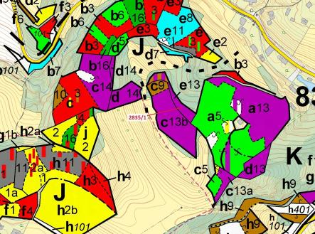 Prodej - pozemek, les, 2 117 m²
