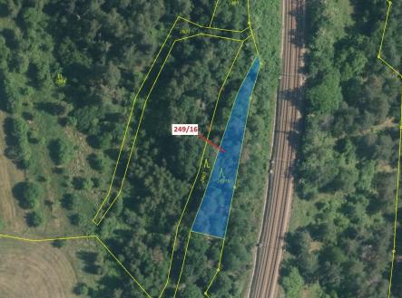 Prodej - pozemek, les, 802 m²