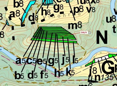Prodej - pozemek, les, 507 m²