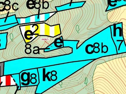 Prodej - pozemek, les, 481 m²