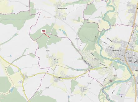 Prodej - pozemek, les, 682 m²