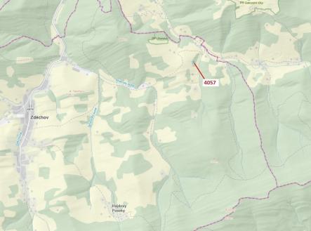 Prodej - pozemek, les, 435 m²