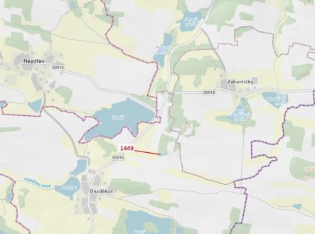 Prodej - pozemek, les, 638 m²