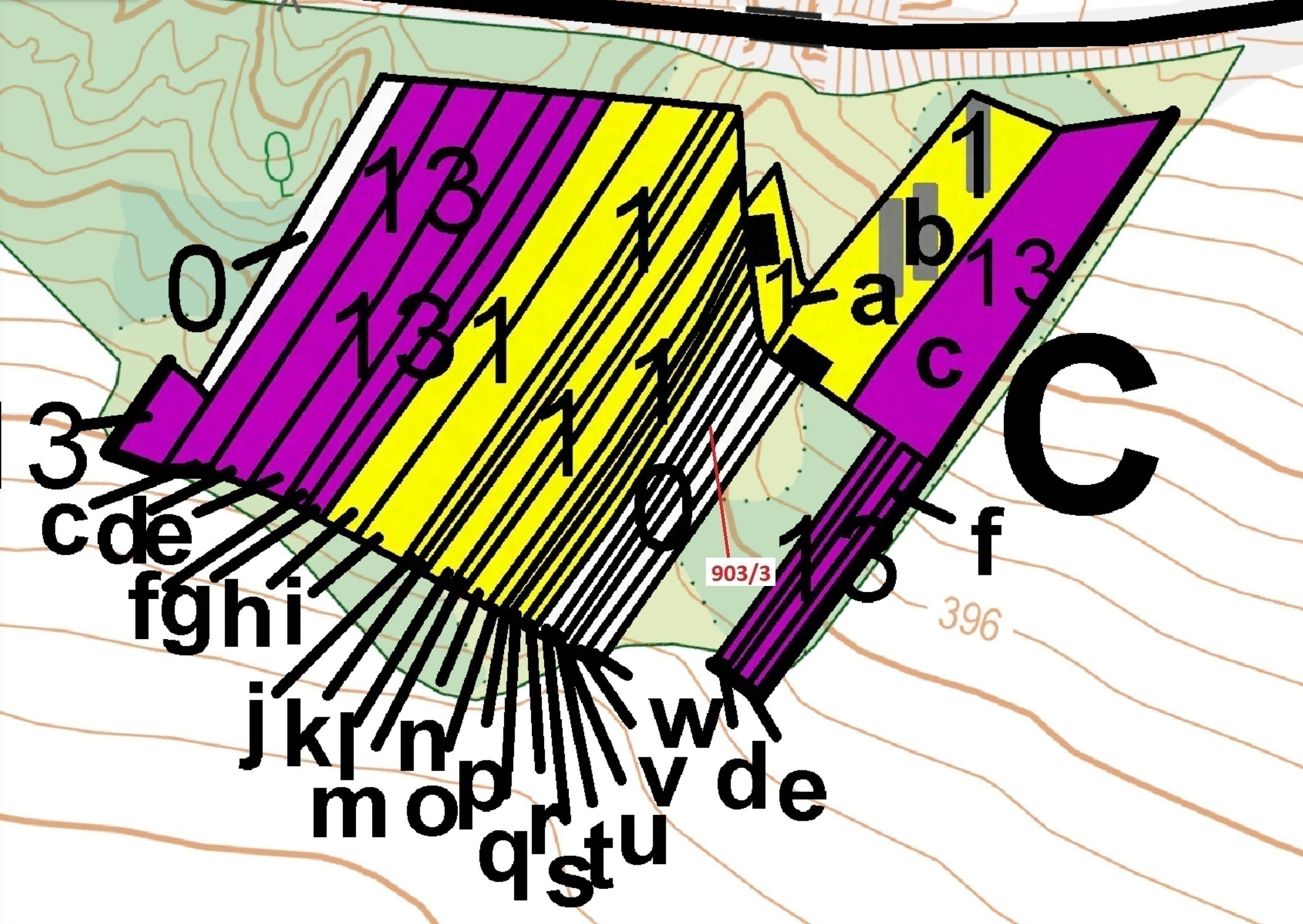 Lesní pozemek o výměře 234 m2, podíl 1/1, katastrální území Březník, obec Březník, obec s rozšířenou