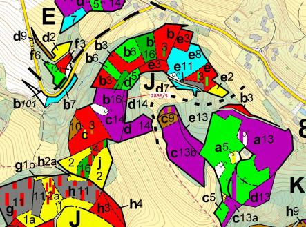 Prodej - pozemek, les, 448 m²