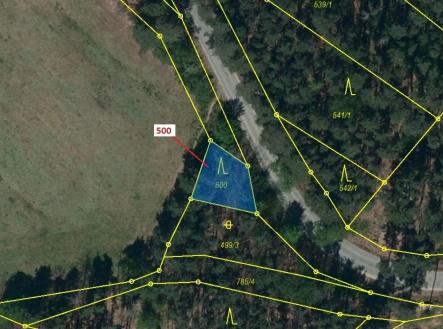 Prodej - pozemek, les, 177 m²